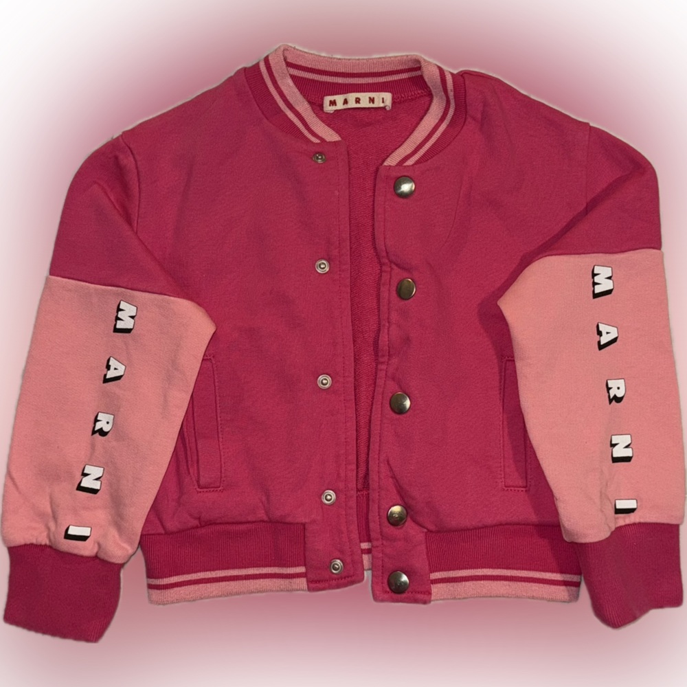 Marni Kids Girls Bomber Sweatshirt Jacket